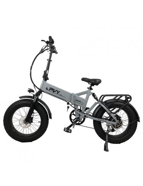 PVY Z20 Plus Pieghevole Fat Tires E-bike 1000W 16.5Ah-Grigio Convenienza