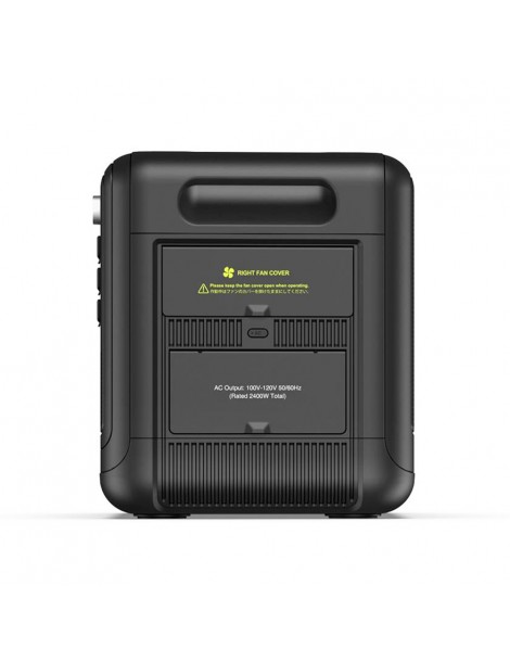 FOSSiBOT F2400 Generatore Solare Portatile da 2048Wh/2400W+Fossibot SP200 18V 200W Pannello Solare Pieghevole - Nero Hotsell