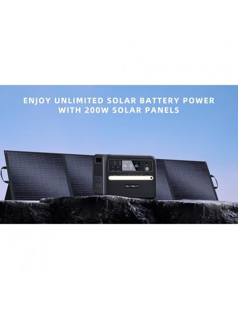 TALLPOWER TP200 200W Pannello solare portatile pieghevole caricatore solare portatile Vendita Economica