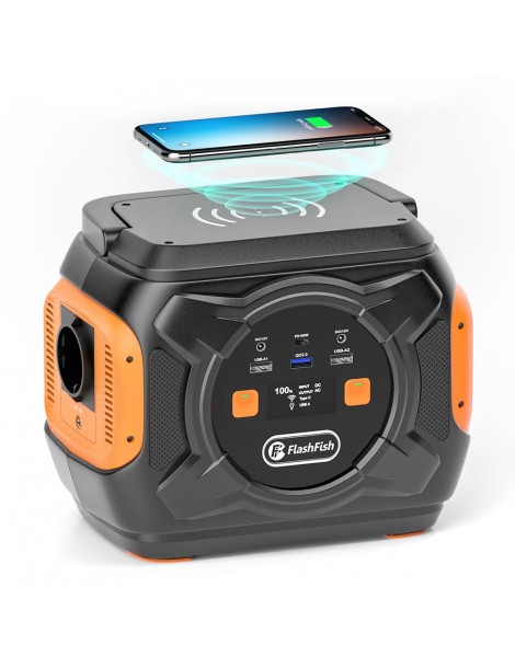 Flashfish A301 320W 292Wh 80000mAh Generatore Solare Portatile per Viaggi all'Aperto Campeggio Casa Versione EU Vendite Flash