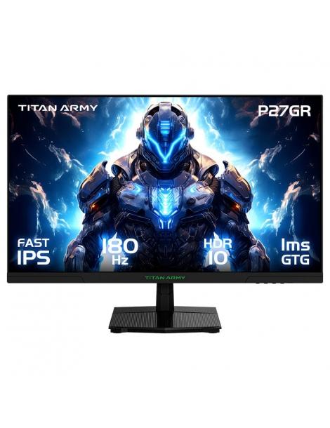 TITAN ARMY P27GR Monitor da gioco piatto 27 pollici 2K QHD 180Hz 1ms GTG Soddisfazione Garantita