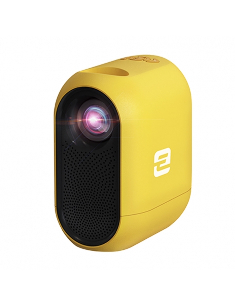 ETOE D1 Evo Proiettore 150 ANSI Android 9.0 risoluzione 720P correzione trapezoidale zoom 50%～100% - Giallo Acquista Ora