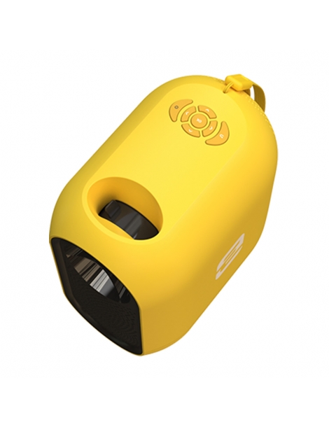 ETOE D1 Evo Proiettore 150 ANSI Android 9.0 risoluzione 720P correzione trapezoidale zoom 50%～100% - Giallo Acquista Ora