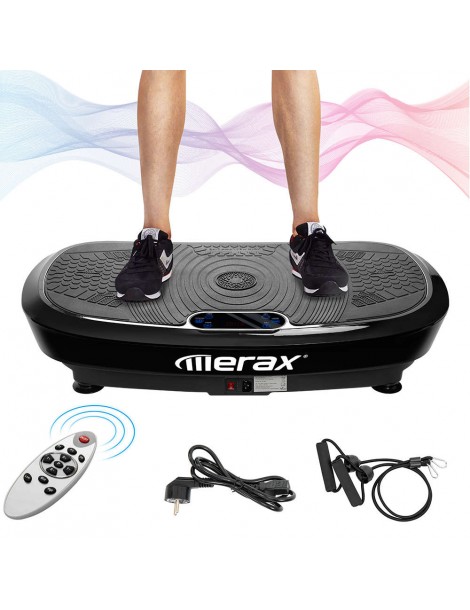 Merax Pedana Vibrante Con Oscillazione 3D E Speaker Bluetooth - Nero Outlet