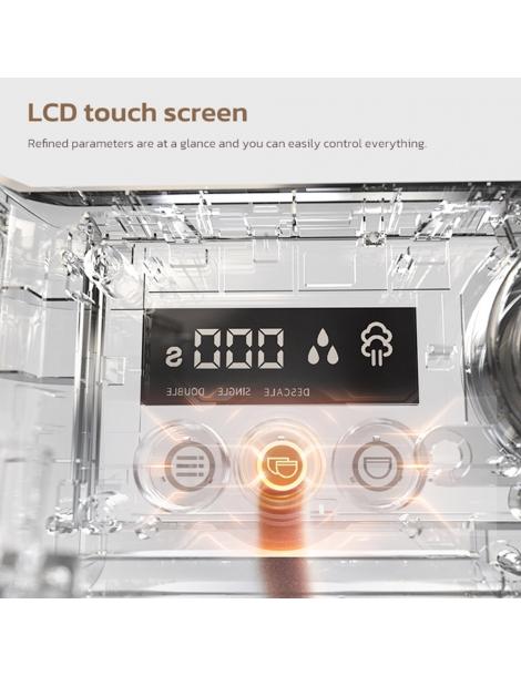 HiBREW H7A Macchina per caffè espresso 20 bar di pressione sistema a doppia caldaia macinino a 30 livelli Negozio