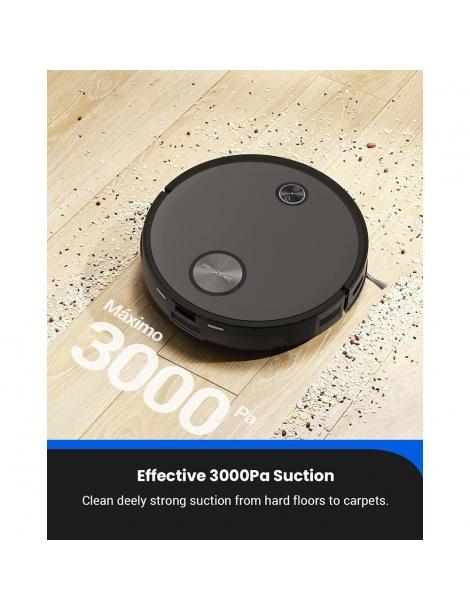 Proscenic V10 Aspirapolvere Robot Pulizia dei Pavimenti Aspirazione da 3000Pa tappetino vibrante vibra 3000 volte al minuto 2025