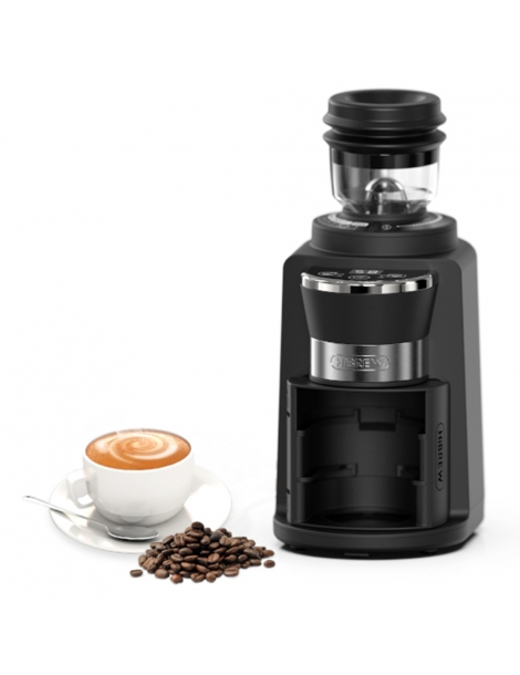 HiBREW G3A Macinacaffè bava conica da 40 mm soffiatore d'aria scala a 31 rapporti funzione di memoria e antistatica - Nero Pezzi Unici