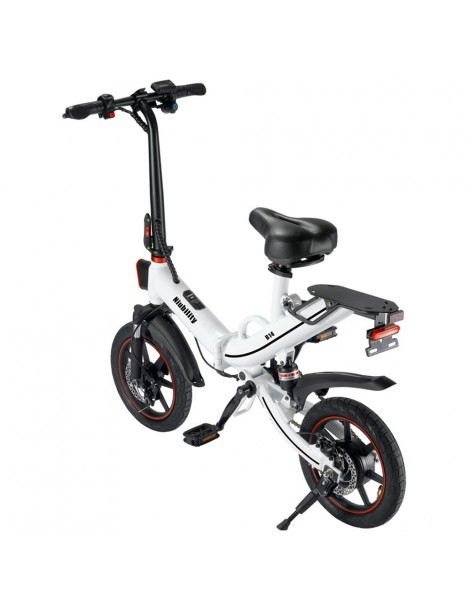 Niubility B14 14 pollici 400W Ciclomotore elettrico bicicletta pieghevole adatto alla città - Bianco Economico