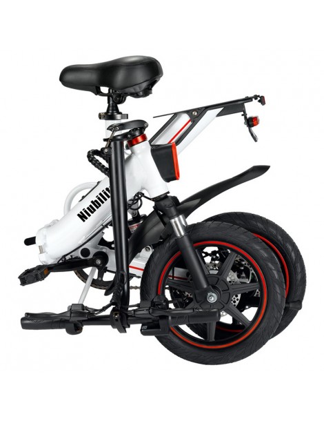 Niubility B14 14 pollici 400W Ciclomotore elettrico bicicletta pieghevole adatto alla città - Bianco Economico