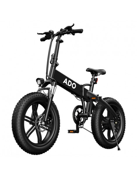 ADO A20F+ Bici Elettrica Pieghevole 250W Motore Mozzo senza Spazzole Batteria 36V 10.4Ah - Nero Offerte