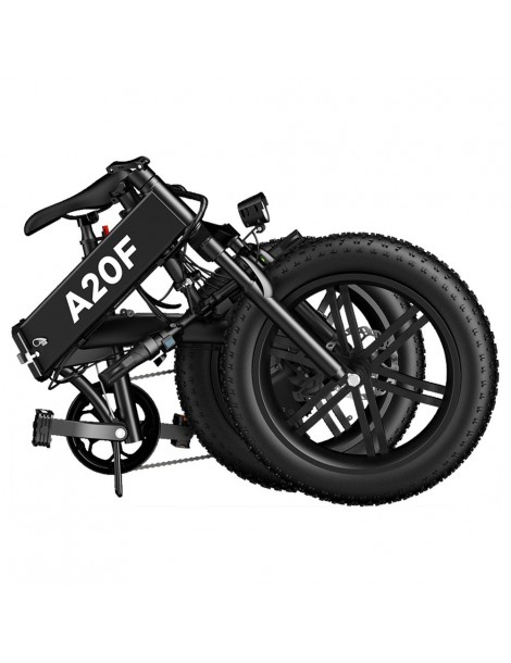 ADO A20F+ Bici Elettrica Pieghevole 250W Motore Mozzo senza Spazzole Batteria 36V 10.4Ah - Nero Offerte
