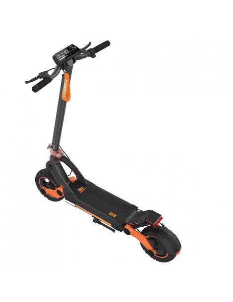 KUGOO KIRIN G3 Adventurers Dream Scooter Elettrico Pieghevole - Motore Brushless da 1200W e Batteria da 52V 18Ah - Nero Hotsell