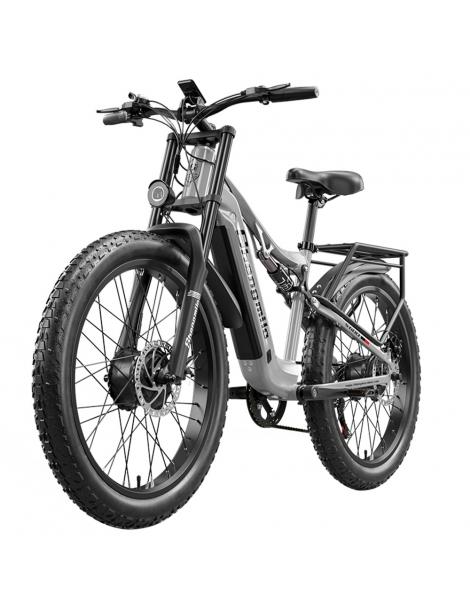 Shengmilo S600 Bicicletta elettrica motore 1000W*2 batteria 48V 17.5AH pneumatici 26 pollici velocità massima 50km/h 160N.M Negozio