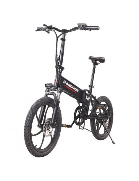 RANDRIDE YA20 Bici Elettrica Pieghevole 500W Motore 40km/h Velocità Massima 48V 12.8Ah Batteria 80-90 Autonomia Massima In Saldo