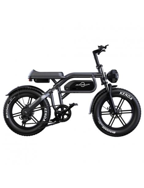 PHNHOLUN C8 Bicicletta elettrica motore da 1500W batteria da 48V 20Ah pneumatici grassi da 20*4.0 pollici Nuova