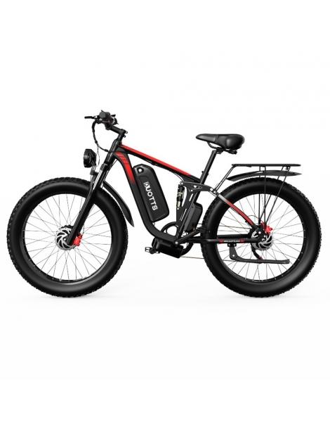 DUOTTS S26 26*4.0in Bici Elettrica Pneumatici 750W*2 Motore 50km/h Velocità Massima 48V 20Ah Samsung Batteria Offerta San Valentino