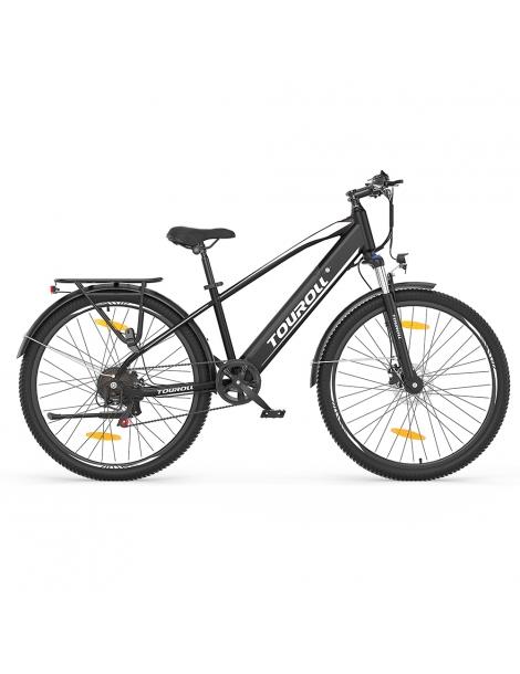 Touroll J1 Bicicletta da trekking con motore da 250W ruote da 27 5" batteria da 561 6Wh autonomia di 100 km Consegna Veloce