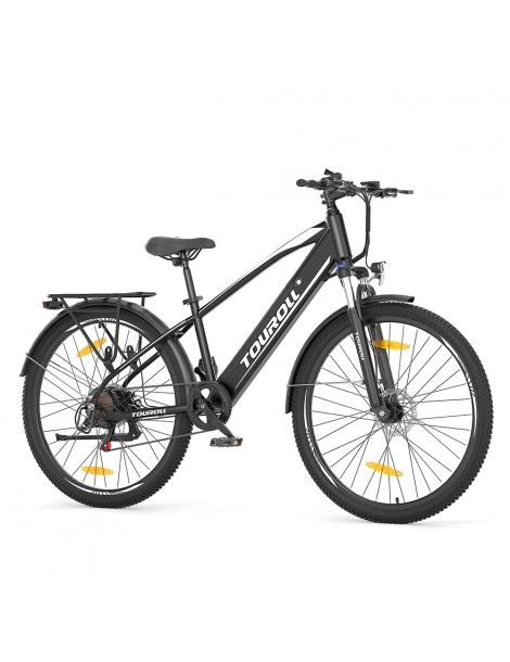 Touroll J1 Bicicletta da trekking con motore da 250W ruote da 27 5" batteria da 561 6Wh autonomia di 100 km Consegna Veloce