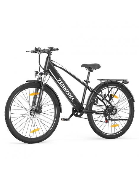 Touroll J1 Bicicletta da trekking con motore da 250W ruote da 27 5" batteria da 561 6Wh autonomia di 100 km Consegna Veloce