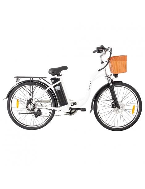 DYU C6 Bicicletta elettrica motore da 350W batteria da 12 5AH - Bianco