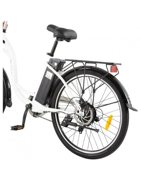 DYU C6 Bicicletta elettrica motore da 350W batteria da 12 5AH - Bianco Convenienza