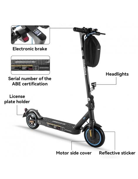 HONEYWHALE E9 con omologazione stradale (ABE) scooter elettrico pieghevole con motore da 350W batteria da 36V 7 5Ah Saldi