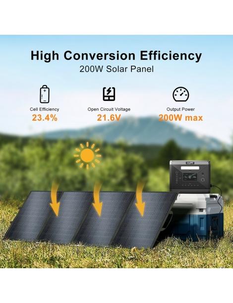 SolarPlay T200 Pannello solare potenza di uscita massima 200W alta efficienza di conversione 23 4% Hotsell