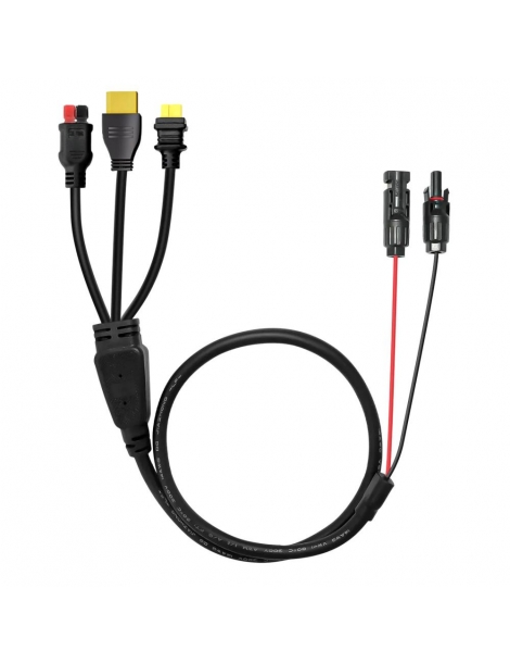 FOSSiBOT 3 in 1 Cavo di ricarica per pannelli solari MC4 trasferimento MC4 a Anderson XT90 e XT60 Vendita Calda