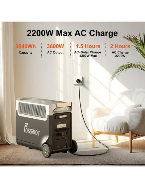 FOSSiBOT F3600 Pro + 2* FOSSiBOT FB3840 + 1* FOSSiBOT SP420 Kit Generatore Solare (11520Wh) Affare Del Giorno
