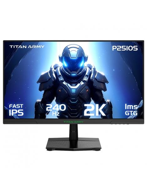 TITAN ARMY P2510S Flat Monitor da gioco 16:9 24 5 pollici Fast IPS QHD 240Hz 2K 1ms GTG Cura degli occhi VESA 100x100mm I Più Venduti