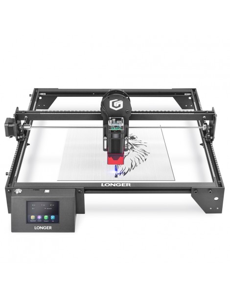 LONGER RAY5 5.5W 60W FAC Taglierina per incisione laser Chipset ESP32 Connessione WIFI Schermo Touch da 3 5" Acquista Ora