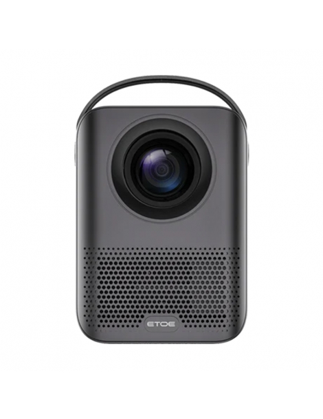 ETOE D2 Pro Proiettore 300 ANSI Android TV 10 decodifica 4K 1080P nativo correzione trapezoidale - nero Fino Al -60%