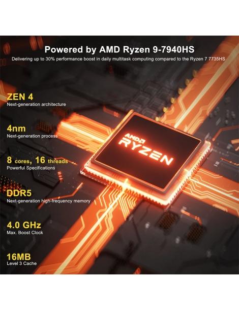 GEEKOM A7 Mini PC AMD Ryzen 9 7940HS 8 Core fino a 5 2GHz 32GB RAM 2TB SSD WiFi 6E Bluetooth 5.2 Shopping Online