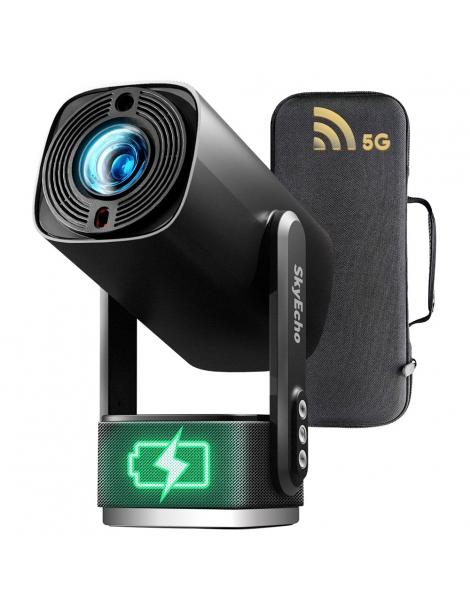 SkyEcho FreeONE Pro Proiettore portatile 350 ANSI Lumen risoluzione nativa 720P supporto gimbal a 270° Offerta