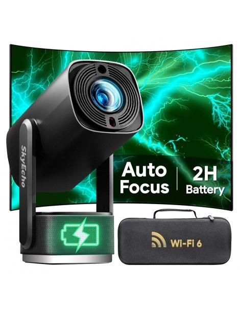 SkyEcho FreeONE Pro Proiettore portatile 350 ANSI Lumen risoluzione nativa 720P supporto gimbal a 270° Offerta
