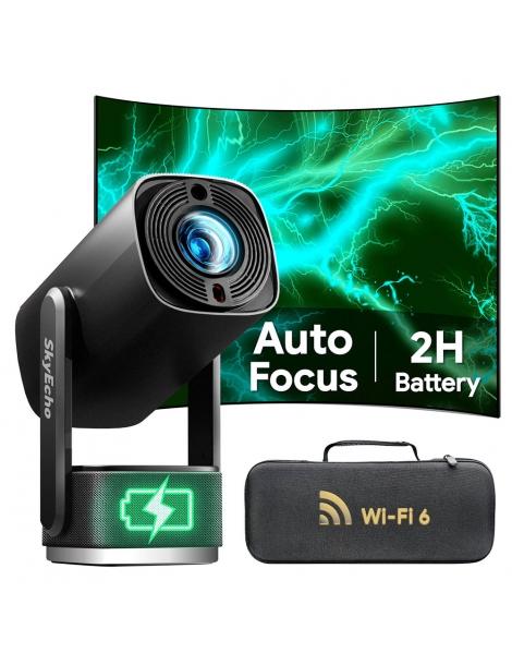 SkyEcho FreeONE Pro Proiettore portatile 350 ANSI Lumen risoluzione nativa 720P supporto gimbal a 270° Offerta