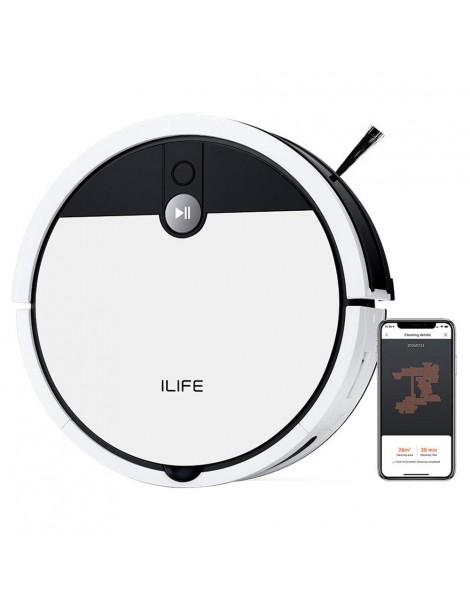 ILIFE V9e Aspirapolvere Robot Aspirazione Massima di 4000Pa Connessione Wi-Fi Grande Pattumiera da 700ml - EU Nuova