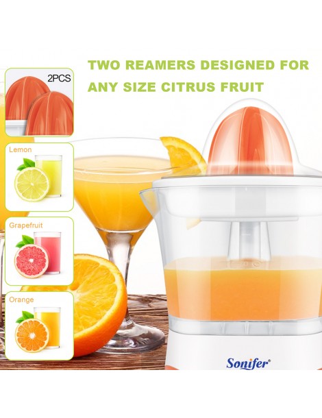 Sonifer SF5514 25W Electric Juicer Machine 1L Hand Press Citrus Juicer Maker Extractor Lemon Pomegranate Fruit Squeezer Promozione Limitata