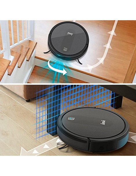 INSE E6 2200Pa Aspirapolvere Robot con Potenza di Aspirazione 4 Modalità di Pulizia Saldi