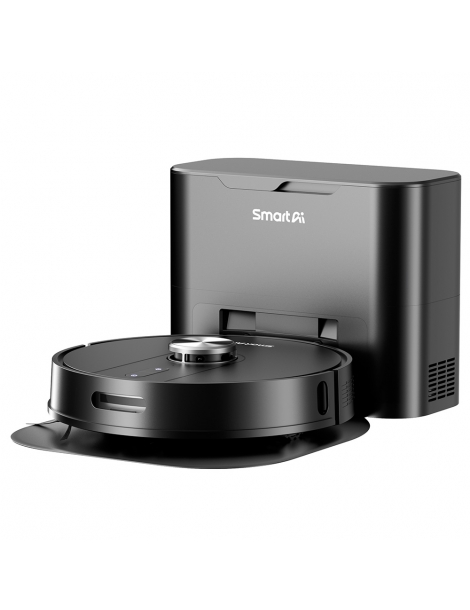SmartAI S8 Pro Robot Aspirapolvere con Stazione Base Potenza di Aspirazione 5000Pa Serbatoio Acqua 380ml Pattumiera 3L Vendita Calda
