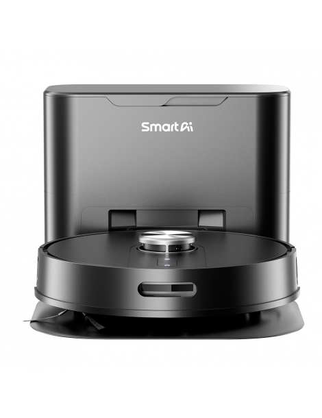 SmartAI S8 Pro Robot Aspirapolvere con Stazione Base Potenza di Aspirazione 5000Pa Serbatoio Acqua 380ml Pattumiera 3L Vendita Calda