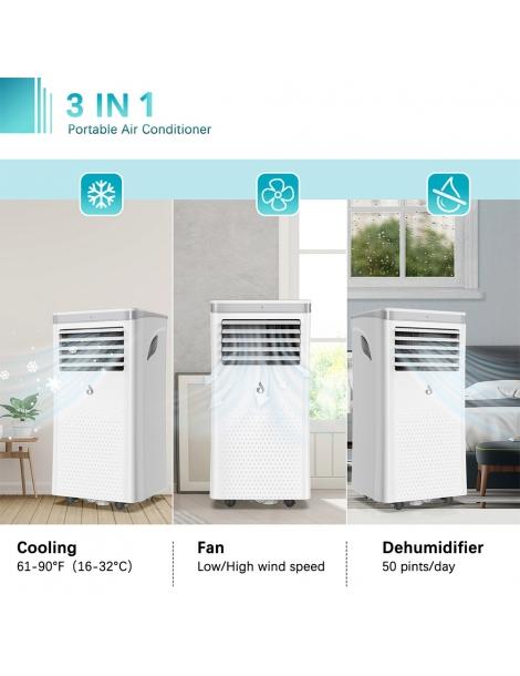 LUKO A011D1-7K 3 in 1 condizionatore d'aria portatile deumidificatore 7000BTU capacità di raffreddamento Vendita Economica