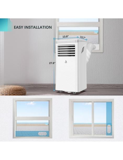 LUKO A011D1-7K 3 in 1 condizionatore d'aria portatile deumidificatore 7000BTU capacità di raffreddamento Vendita Economica