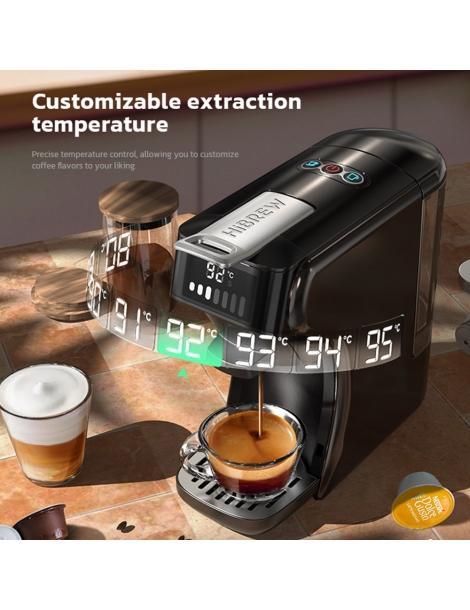[Prevendita]HiBREW H1B Caffettiera a cialde 6 in 1 estrazione a pressione da 20 bar - Nero Saldi Di Fabbrica