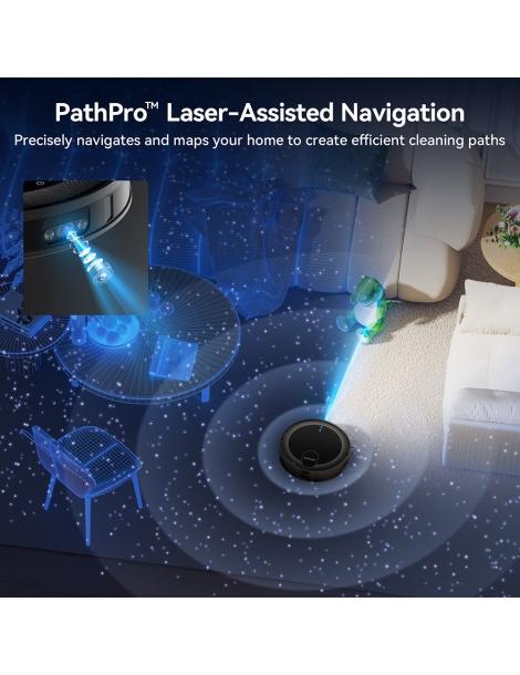 Proscenic X1S Aspirapolvere robot aspirazione 3000Pa Navigazione laser PathPro- Nero I Più Venduti