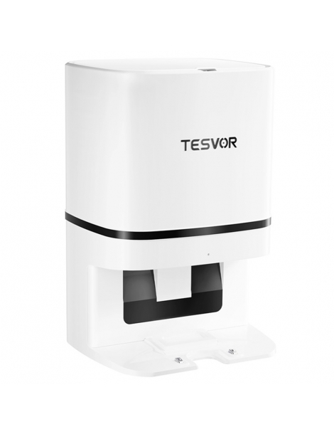 Tesvor S7 Pro AES Robot Aspirapolvere con Stazione di Svuotamento Automatico Funzione Mopping Aspirazione 6000Pa - Bianco Moda
