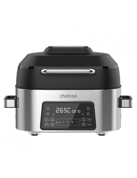 Chefree AFG01 1660W Friggitrice ad aria capacità 6L 6 ricette preimpostate ampio intervallo di temperatura LED touch screen Italy