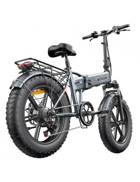 ENGWE EP-2 Pro 20 Pollici Bicicletta Elettrica Pieghevole con Pneumatici Grassi 750W Motore 48V 13Ah LG 2022 Versione–Grigio Pezzi Unici