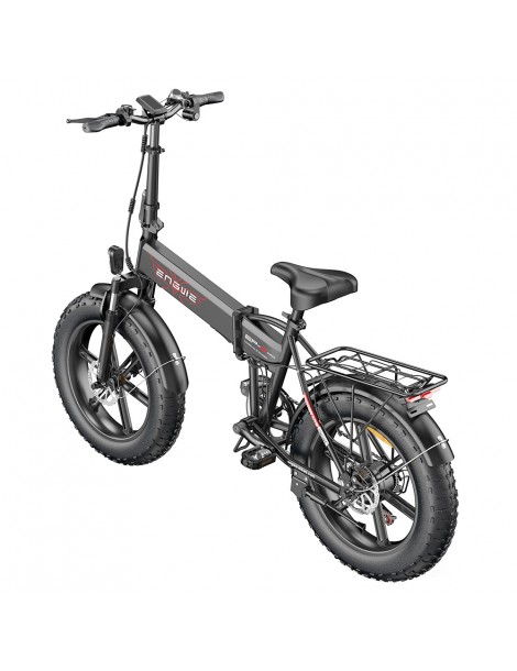 ENGWE EP-2 Pro 20 Pollici Bicicletta Elettrica Pieghevole con Pneumatici Grassi 750W Motore 48V 13Ah LG 2022 Versione –Nero Soddisfazione Garantita