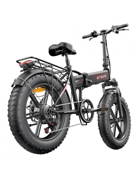 ENGWE EP-2 Pro 20 Pollici Bicicletta Elettrica Pieghevole con Pneumatici Grassi 750W Motore 48V 13Ah LG 2022 Versione –Nero Soddisfazione Garantita